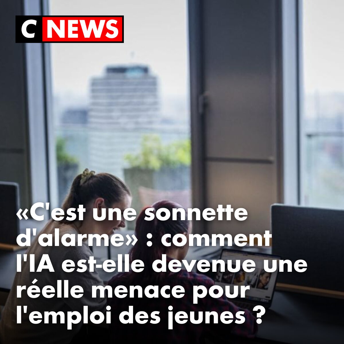 CNEWS's tweet photo. 10% des entreprises ont déjà diminué leurs recrutements de jeunes en raison de l'essor de l'IA. ➡️ https://t.co/Kq4IaLUAPd https://t.co/8ictJUDLdK