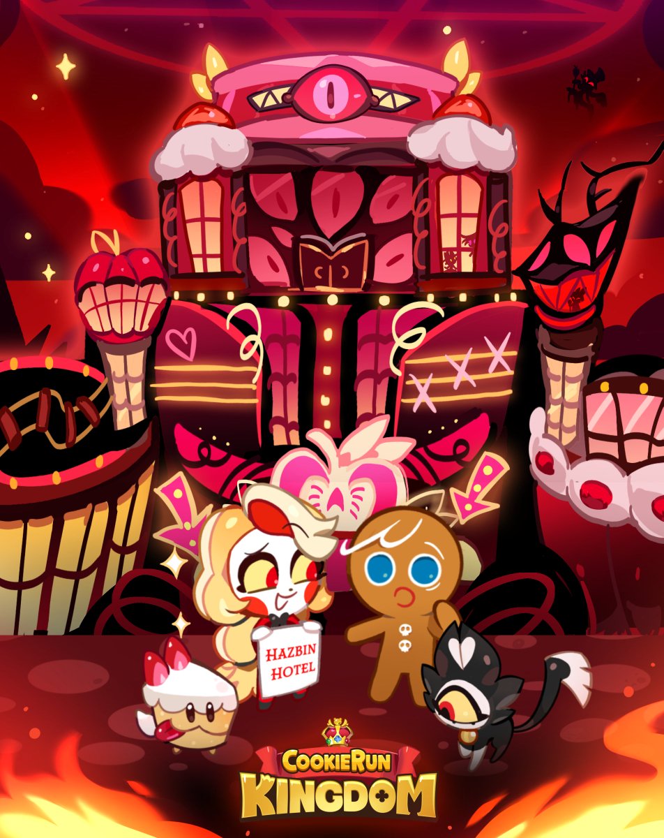 Sudal_Hazbin's tweet photo. CookieRun × Hazbin Hotel https://t.co/fpIMNdG9w4