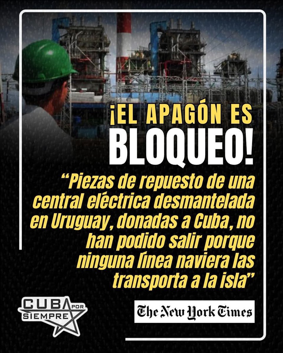 alexeyojeda73's tweet photo. Lo que no pueden perdonarnos es que tengamos una Revolución a sólo 90 millas del imperio.
#CubaEstáFirme #LatiendoConFidel #NoMásBloqueo https://t.co/WbpBlES3Bt