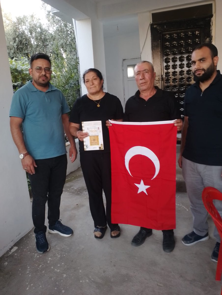 pazarcikmuft's tweet photo. 🇹🇷 GAZİLER GÜNÜNDE ŞEHİT AİLELERİ VE GAZİLER ZİYARET EDİLDİ

19 Eylül Gaziler Günü münasebetiyle, Müftülüğümüze bağlı Narlı Yunus Emre Camii görevlileri tarafından Narlı Mahallesi’nde ikamet eden şehit aileleri ve gaziler ziyaret edildi.
@aliosmanusak https://t.co/4fJDQb1UNX
