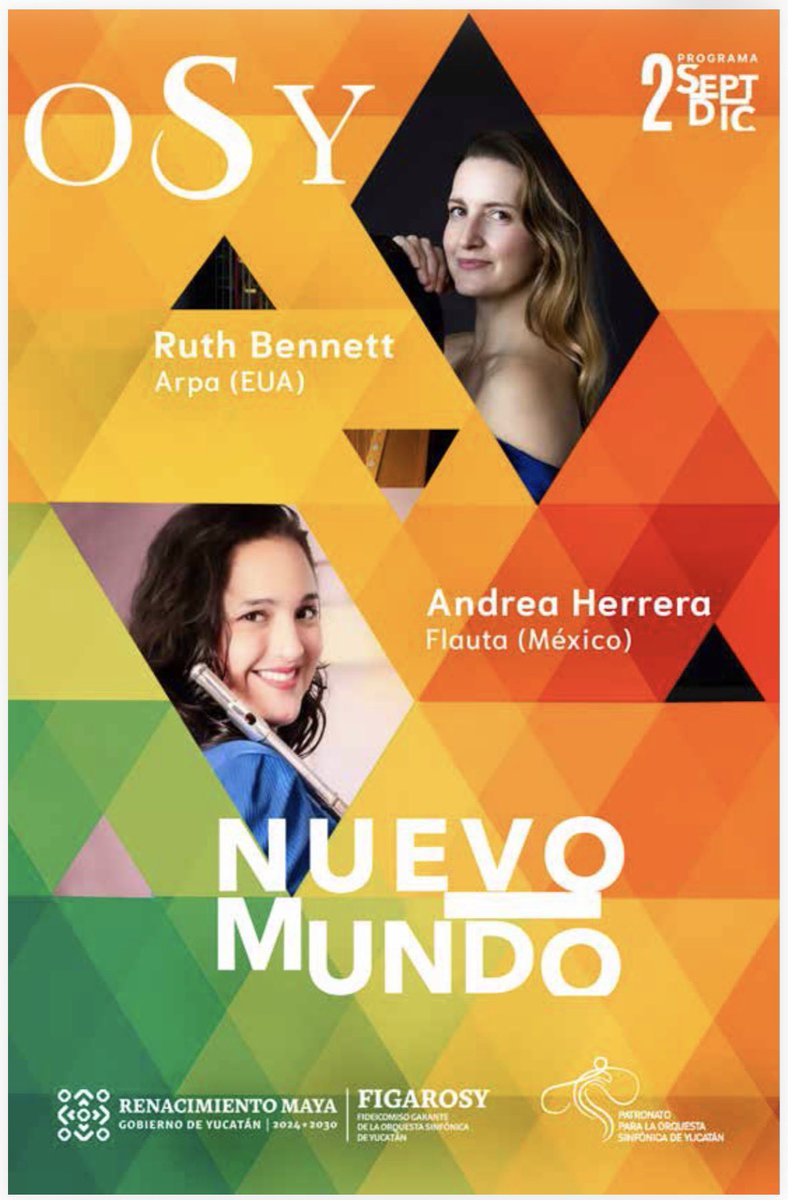 maestroscarano's tweet photo. Programs of 𝐒𝐞𝐩𝐭𝐞𝐦𝐛𝐞𝐫 𝟐𝟎𝟐𝟔
Orquesta Sinfónica de Yucatán @maestroscarano Director Artistico Titular 𝐑𝐄𝐕𝐔𝐄𝐋𝐓𝐀𝐒 - 𝐏𝐎𝐍𝐂𝐄 - 𝐃𝐀𝐍𝐈𝐄𝐋 𝐀𝐘𝐀𝐋𝐀 - 𝐂𝐇𝐀𝐕𝐄𝐙 - 𝐌𝐀𝐑𝐐𝐔𝐄𝐙  - 𝐌𝐎𝐍𝐂𝐀𝐘𝐎 - 𝐓𝐂𝐇𝐀𝐈𝐊𝐎𝐕𝐒𝐊𝐘 - 𝐌𝐎𝐙𝐀𝐑�� - 𝐃𝐕𝐎𝐑𝐀𝐊 https://t.co/FoeXG5EEvU
