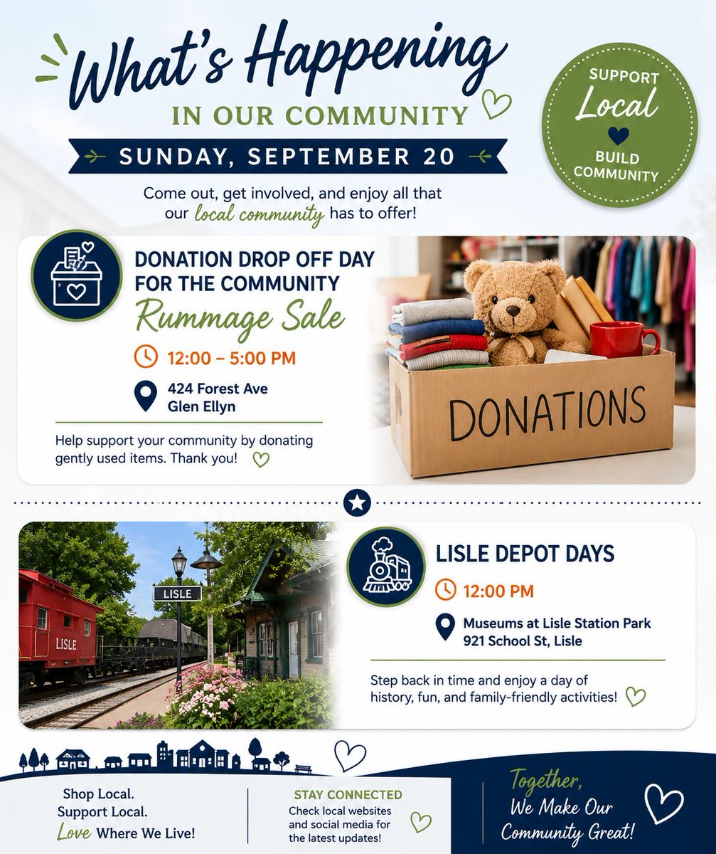 LakesideLisle's tweet photo. Get ready, residents! 🎉 The neighborhood is buzzing with exciting events this week! Stay tuned for more details. Don't miss out on the fun! #CommunityEvents #CityLiving https://t.co/ZSAQL7ZSsI