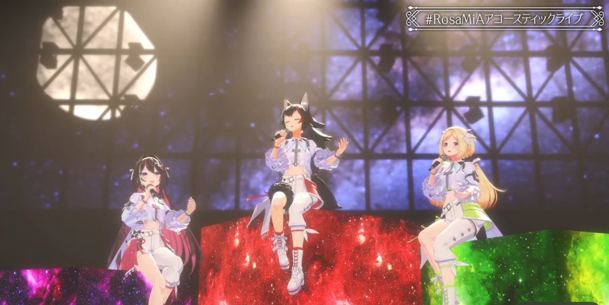 shanyue's tweet photo. 3人の生歌ライブ最高でした✨
オリ曲リリースも嬉しすぎる😭🎉
アーカイブもたくさん見ます！！ありがとうー！！！
#RosaMiAアコースティックライブ https://t.co/3BpzKosLQs