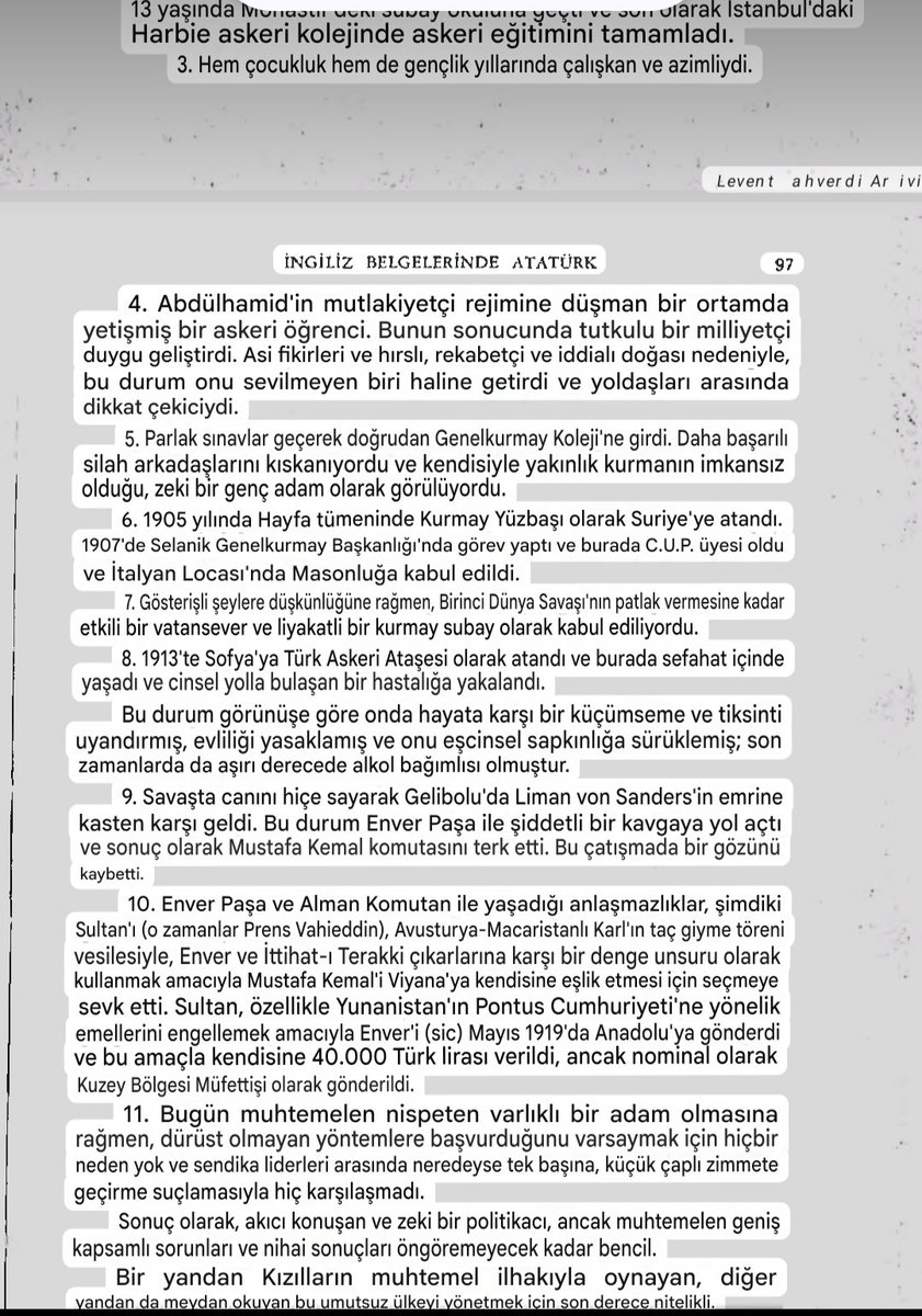 AliAkbas_042's tweet photo. TTK'UNDAN İLGİNÇ BİLGİLER 
FLOODD 

  Bilal Şimşir'in 8 ciltlik İngiliz belgelerinde Atatürk külliyatı TTK tarafından basılmıştır. Bu ilginç Eser de Rıza Nur'u aratmayacak bilgiler vardır.
M. Kemal hakkında İngilizler inanılmaz bir rapor hazırlar.
Rapora göre M. Kemal'in ++ https://t.co/s6fjXwrMDC