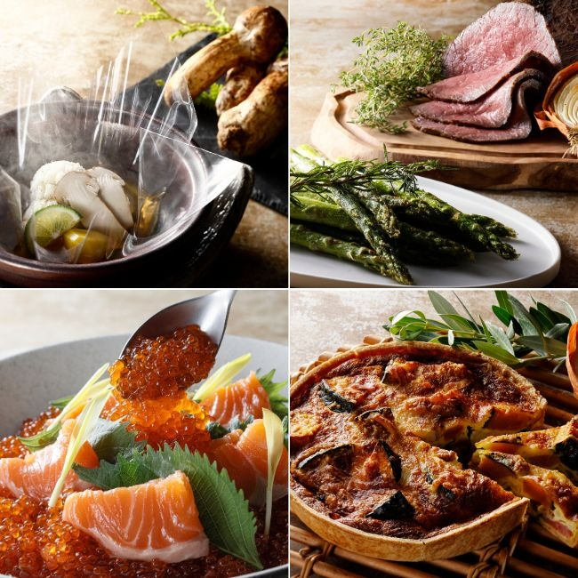 OZmall's tweet photo. 国産牛や松茸、いくらなど贅沢食材が集結する金土日祝限定の秋のプレミアム収穫祭ビュッフェ🍖
シェフができたてを振る舞うライブ料理や秋スイーツを贅沢に味わう至福の時間✨ https://t.co/rAKkjdKcyy