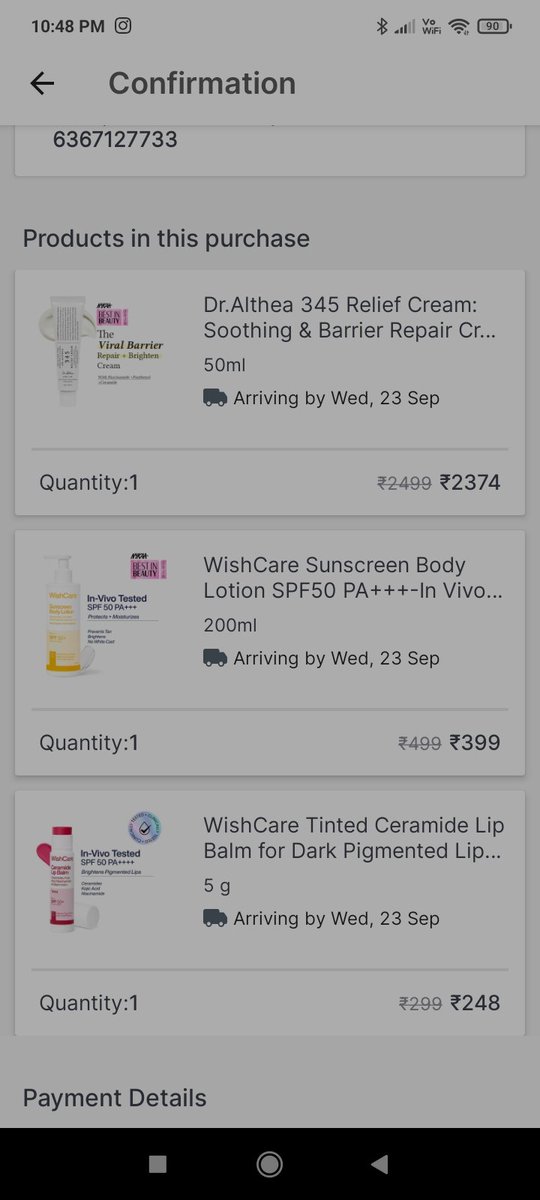 LD77x41's tweet photo. College is starting so I had to buy skincare &amp; protein since I'm also going to gym https://t.co/JRru548wBQ
