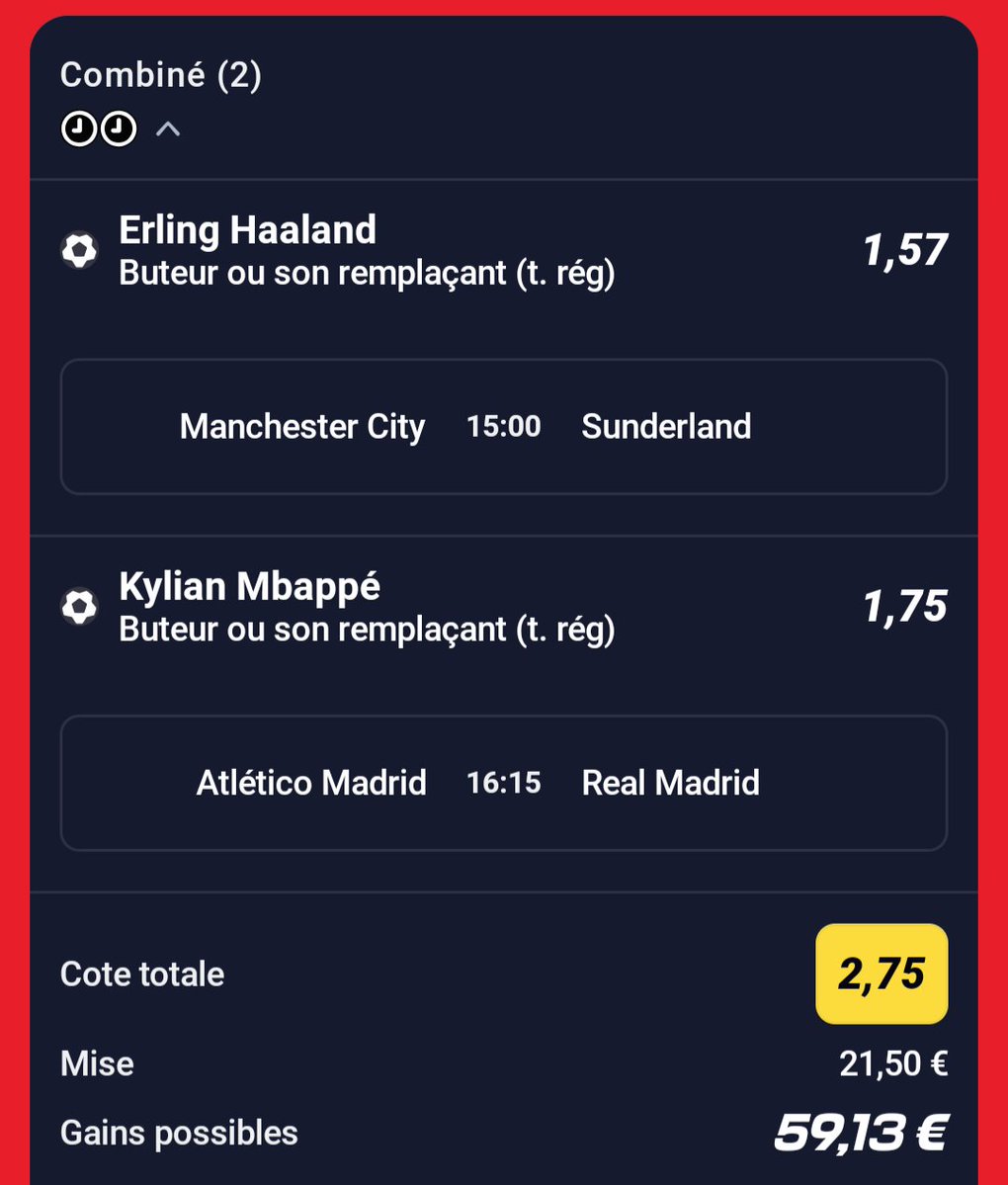 BetClem_'s tweet photo. BETS #FOOTBALL ⚽ 20/09 🗓️ 

COMBINÉ DU JOUR ☘️ 
📊 @1.81 (1.5%)
https://t.co/QZynBOShzD

COMBINÉ FUN 🔥 
📊 @2.41 (0.9%)

COMBINÉ BUTEURS 🎯
📊 @2.75 (0.9%)
https://t.co/6gEJMkKGA2

SUPER FUN 🔥
📊 @8.98 (0.5%)
https://t.co/KXc5wuidZQ

👉 Attendre les compositions officielles pour les buteurs si vous en avez la possibilité (ça n'est pas le cas de tout le monde) c'est préférable.

Tu souhaites soutenir mon travail ?
Inscrit toi sur mon site partenaire 👇
https://t.co/yTDWeM6veJ
Code promo : BETCLEM
🎁 50% de ton 1er dépôt en freebet jusqu'à 200€

Début 14h30 🕑
❤️ Si tu soutiens 
#TeamParieur