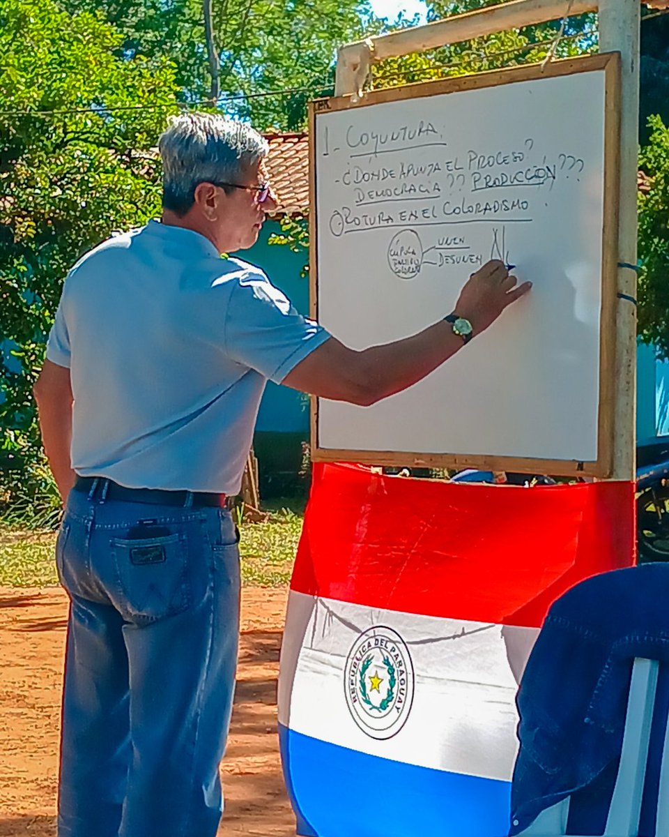 ErmoRodriguez's tweet photo. Una jornada de encuentros, conversaciones y comunidad en Arroyito. 🇵🇾

Compartimos ideas sobre la realidad del Paraguay, escuchamos historias y compartimos momentos con vecinos y vecinas.

#TetaPyahuRapere #PorUnaPatriaNueva https://t.co/U2HFAZgKUO