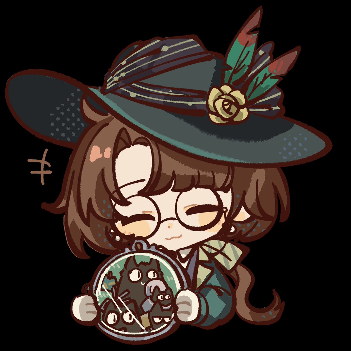 KinsFromTheDark's tweet photo. 🪞: Not much, but I've seen her before. She's in the suitcase too, after all! https://t.co/DQ44fXyYxc