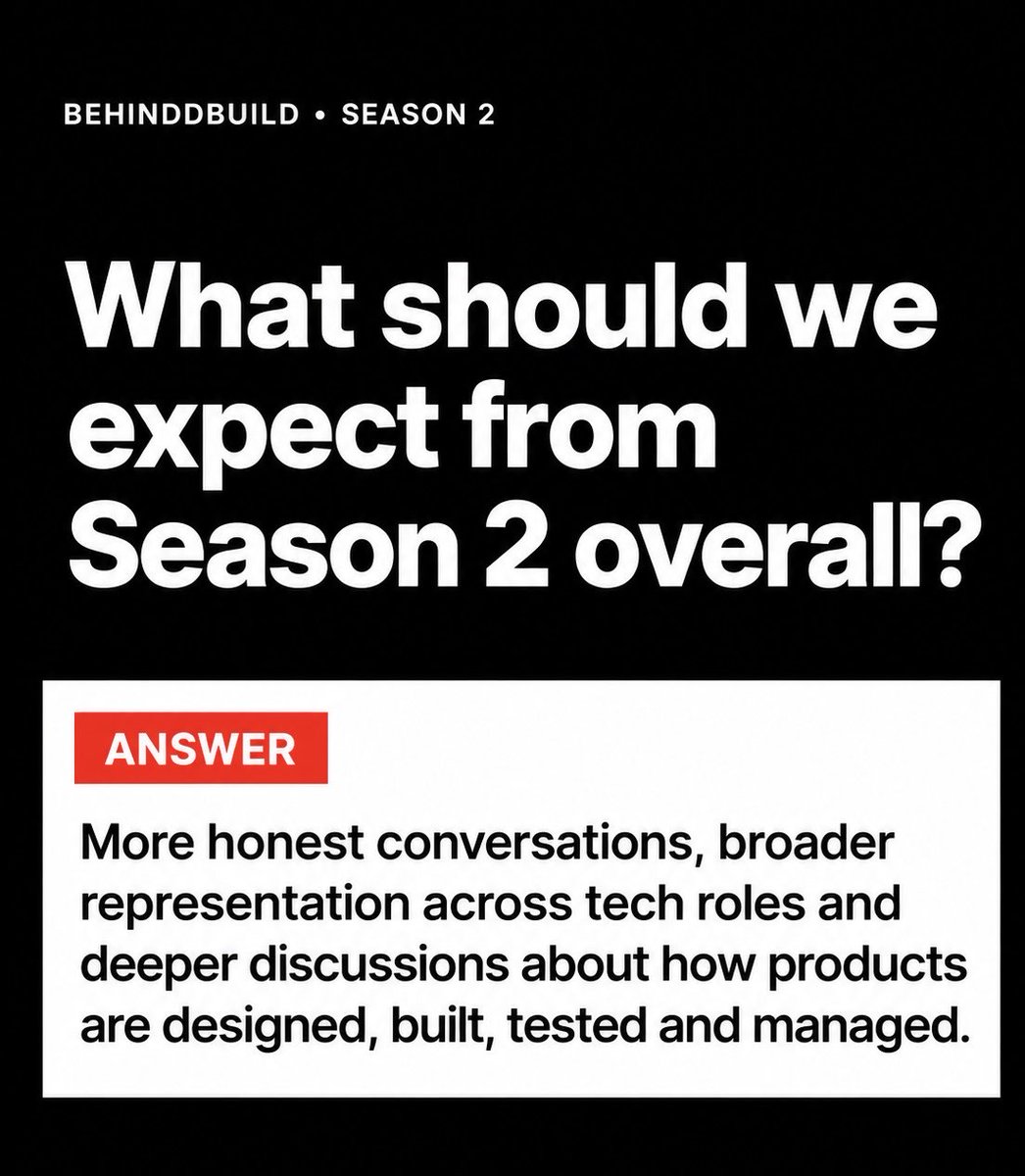 Behind_D_Build's tweet photo. Answering some of our frequent asked questions about the upcoming season. 

We’re so excited for you guys to see what we have in store for you! https://t.co/6pLOKoT1Tm