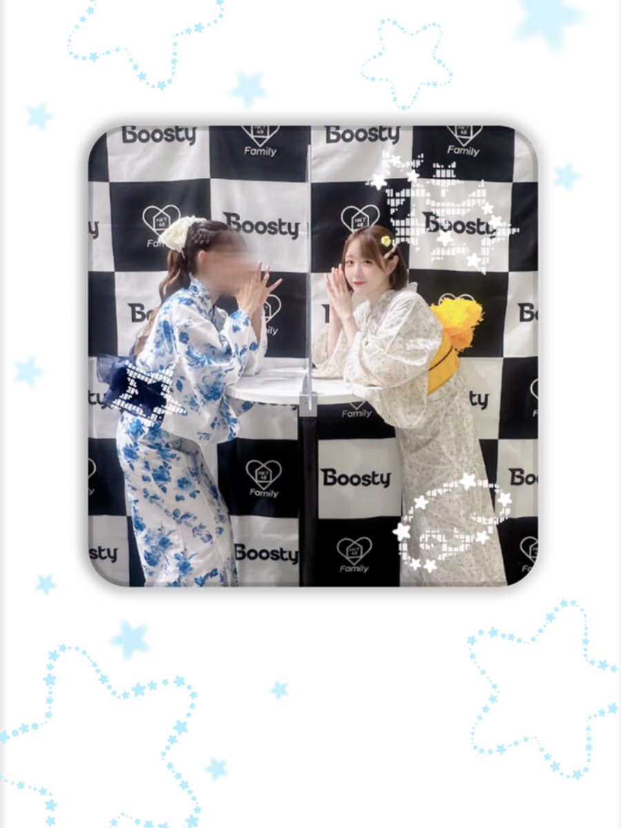 minako414213's tweet photo. boostyファンまつり2️⃣📸💞
昨日ステージで見たアイドルが目の前にいる…‼️と思って泣きかけた1部のスタート🫩😫「緊張してるねえ」「お仕事頑張ってえらいねえ」などなどたくさんの思い出写真と言葉をありがとう🥲💞
市村愛里ちゃんと出会えて幸せ💌

@airi_213_hkt48 ( ∙𖥦∙)っ➰🩵 https://t.co/d8KL2DE9wb
