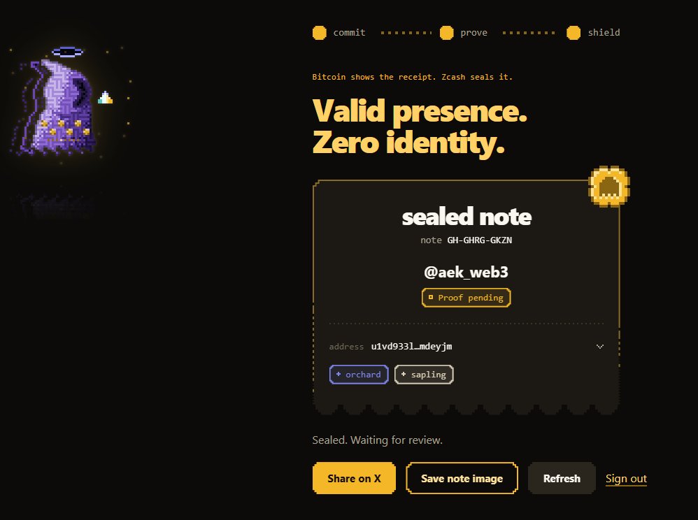 aek_web3's tweet photo. Currently waiting in the shadows for my @zkghosts_ Ghostlist approval 👻⏳

10,000 faceless ghosts built around privacy and identity on Zcash. Definitely one of the projects I’m watching closely.

A few others on my Zcash radar:

@Zcashclub 
@Zeccatnft
@zecquotrons 
@zecfrogs 
@ZeckersNFT 
@CypherSquadZec 
Their mints are getting closer, so I’ll keep researching and sharing what I find.
The Zcash ecosystem is moving quickly. I’d rather explore it early than discover everything after the timeline does.