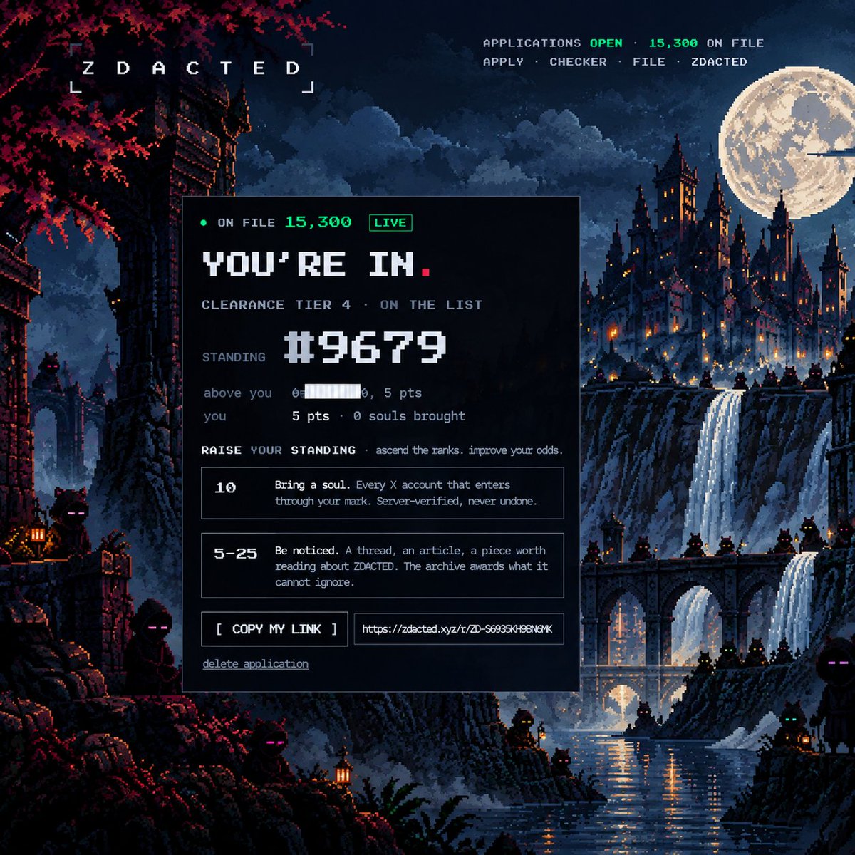 _CryptoScout's tweet photo. 👀 ZDACTED is getting attention on Zcash

🔒 3,881 privacy-focused identities
🕵️ No wallet needed
🎯 Earn points through referrals &amp; meaningful content
📋 Redaction List is open
Apply here 👇
https://t.co/orKMQq9m9R
What happens in Z stays in Z. 🛡️ https://t.co/kR25uLWWzj