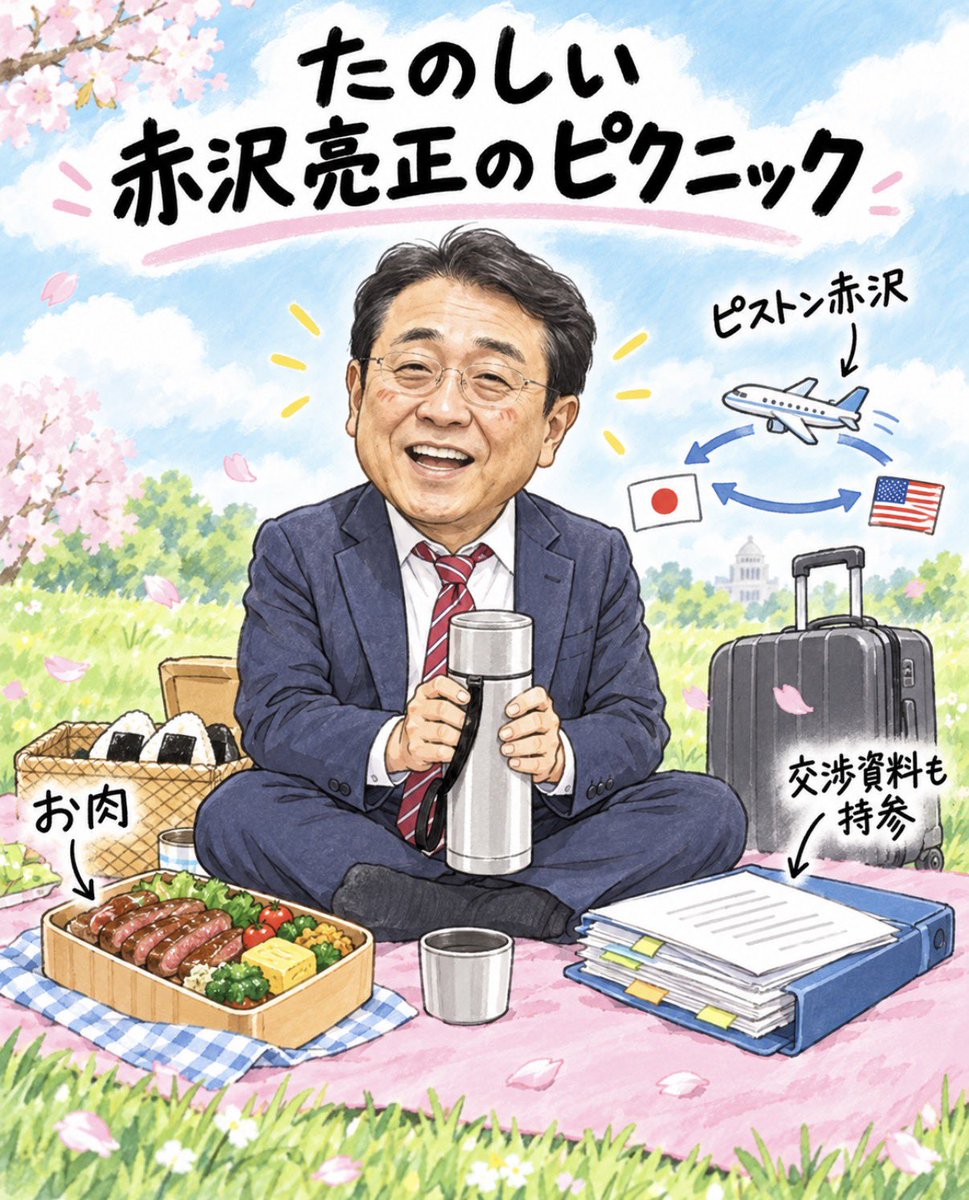 hinabe_ch's tweet photo. たのしい赤沢亮正のピクニックを作ってみたぞ https://t.co/XHamWswKYp