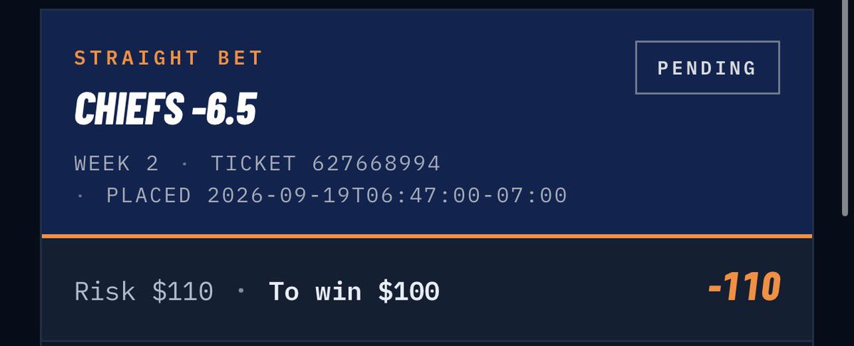 thecapricapper's tweet photo. Chargers -6.5
Chiefs -6.5
Bears -4.5
Panthers -2.5 https://t.co/ncsQpUQsXM
