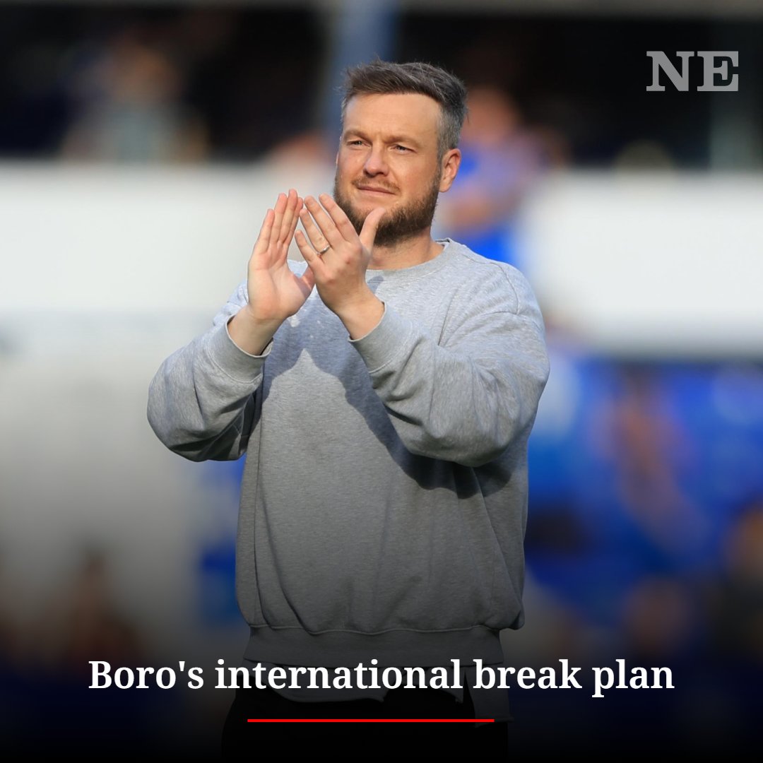 DomShawEcho's tweet photo. 🔴 #Boro will play a training game the week before Championship action resumes during what Kim Hellberg describes as 'important' international break.

🗣️ Hellberg outlines plan here &amp; tells of key balance between rest and specific training ground work 👇
https://t.co/ZIG8BJbbBp https://t.co/0ObB21EcAk