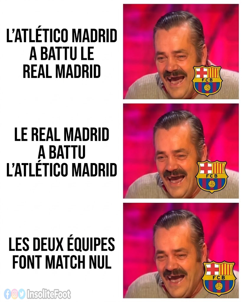 InsoliteFoot's tweet photo. Atlético-Real : le Barça ne peut que sourire https://t.co/xCEgYOQIvS