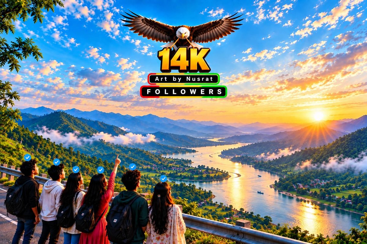Nusrat0131's tweet photo. Do you want to steal the 14K from the eagle?

You just say🫵Yes, I think 💚🔁

We  will boost your account 👥🔔 https://t.co/zR8hWN0Q4z