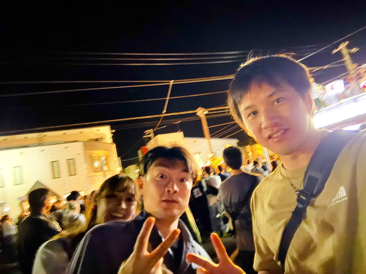kenta1500m's tweet photo. 高校以来13年ぶりの今金八幡宮例大祭
1日ぶりのよこやんと。

懐かしかった〜🥁
@yokoyanmb1227 

#今金八幡宮例大祭 #今金町 #今金 #地元 https://t.co/tco3k7zVfO