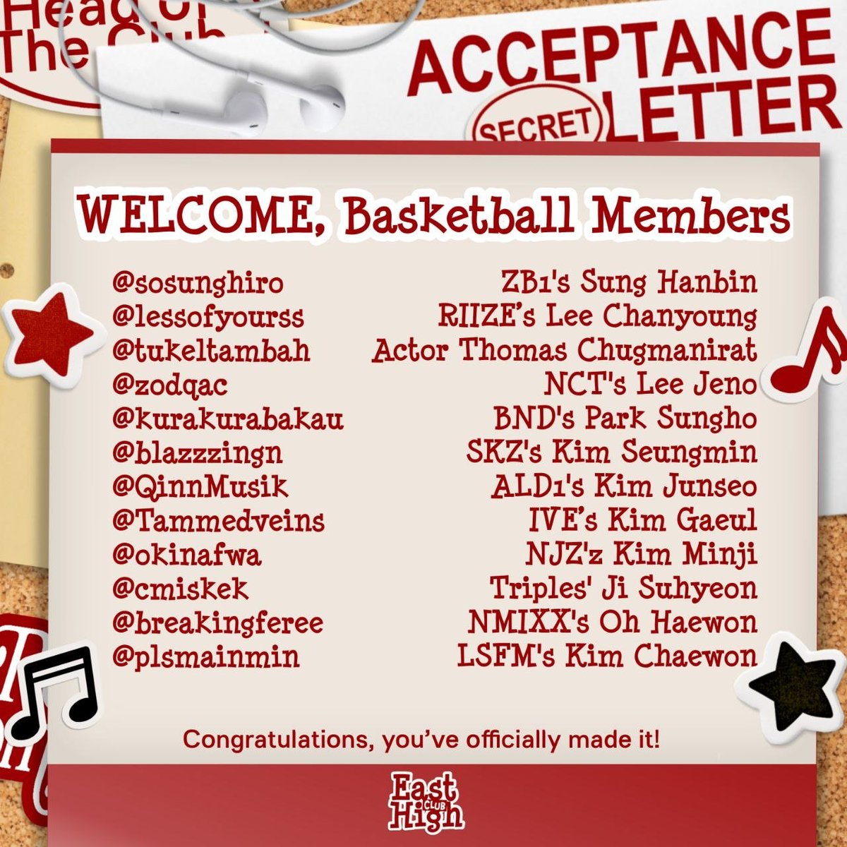 EastHighClub's tweet photo. The warmest welcome for our dearest students below! 𝙈𝙖𝙠𝙚 𝙨𝙪𝙧𝙚 𝙮𝙤𝙪 𝙘𝙝𝙚𝙘𝙠 𝙬𝙝𝙞𝙘𝙝 𝙘𝙡𝙪𝙗 𝙝𝙖𝙨 𝙗𝙚𝙚𝙣 𝙨𝙚𝙡𝙚𝙘𝙩𝙚𝙙 𝙛𝙤𝙧 𝙮𝙤𝙪. https://t.co/tkCBGXJrXm