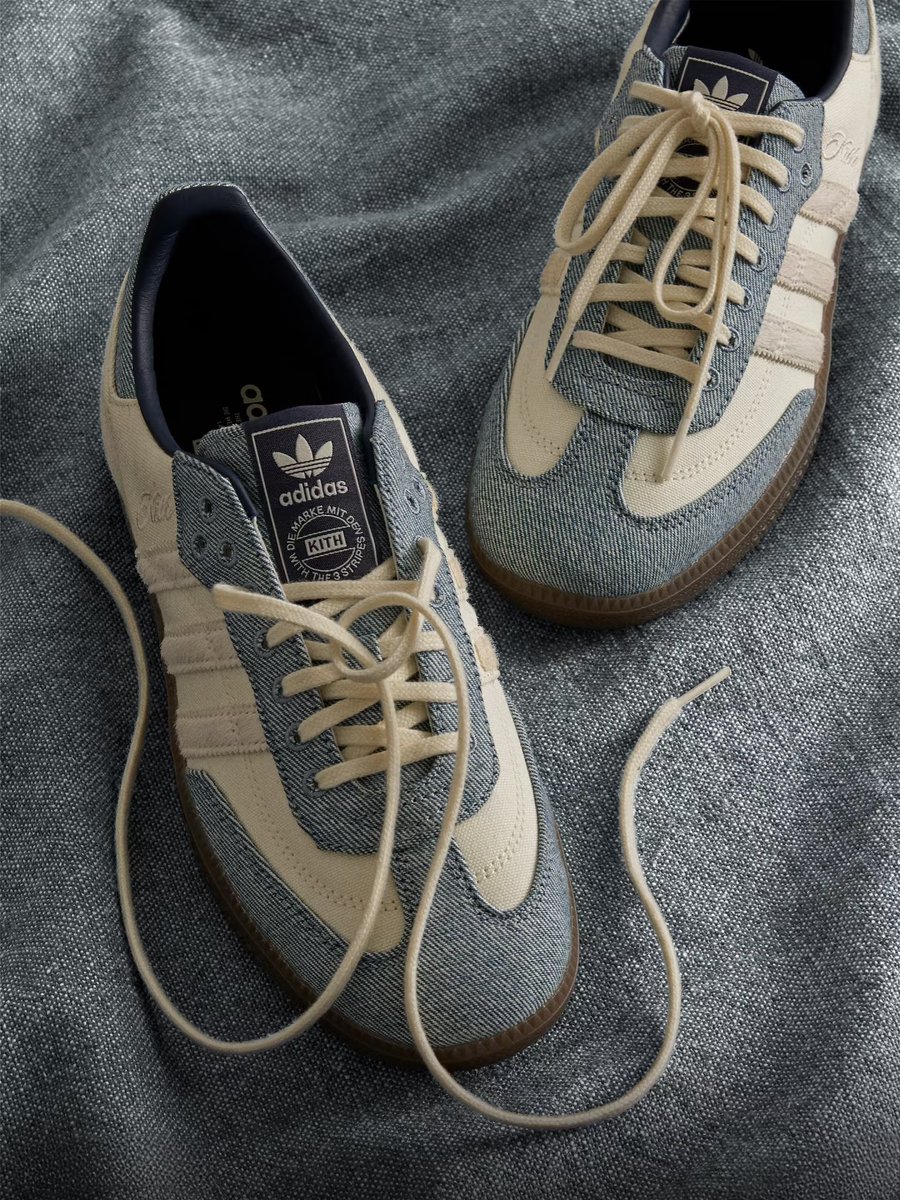 vlailuds's tweet photo. EH BARU TAHU... ADA ADIDAS SAMBA DENIM SECAKEP INI 🥹 https://t.co/FALpV5TOEU