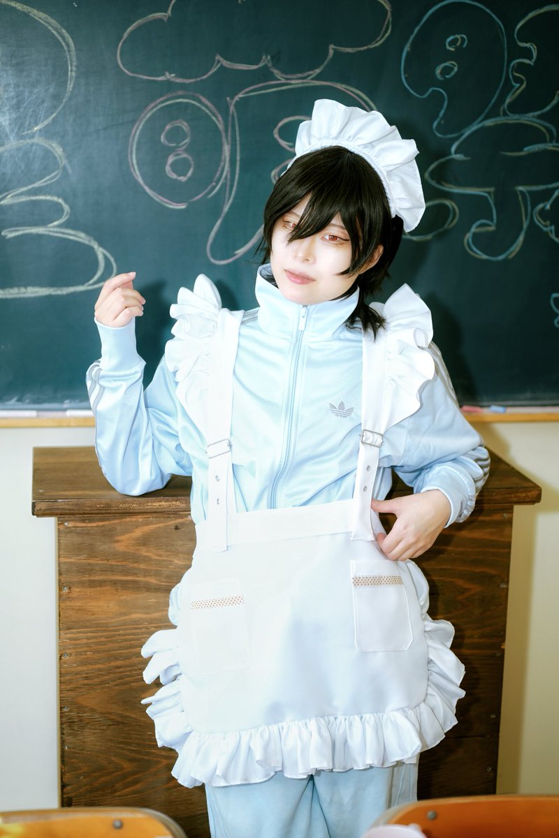 kano_esu's tweet photo. ⚠︎cos 加工

enst!! 朔間零 ジャージメイド

💕萌え萌え文化祭💕

📸@ne_ne_64 
#にくきゅうに行ってきました https://t.co/HEHoW4Hbe2