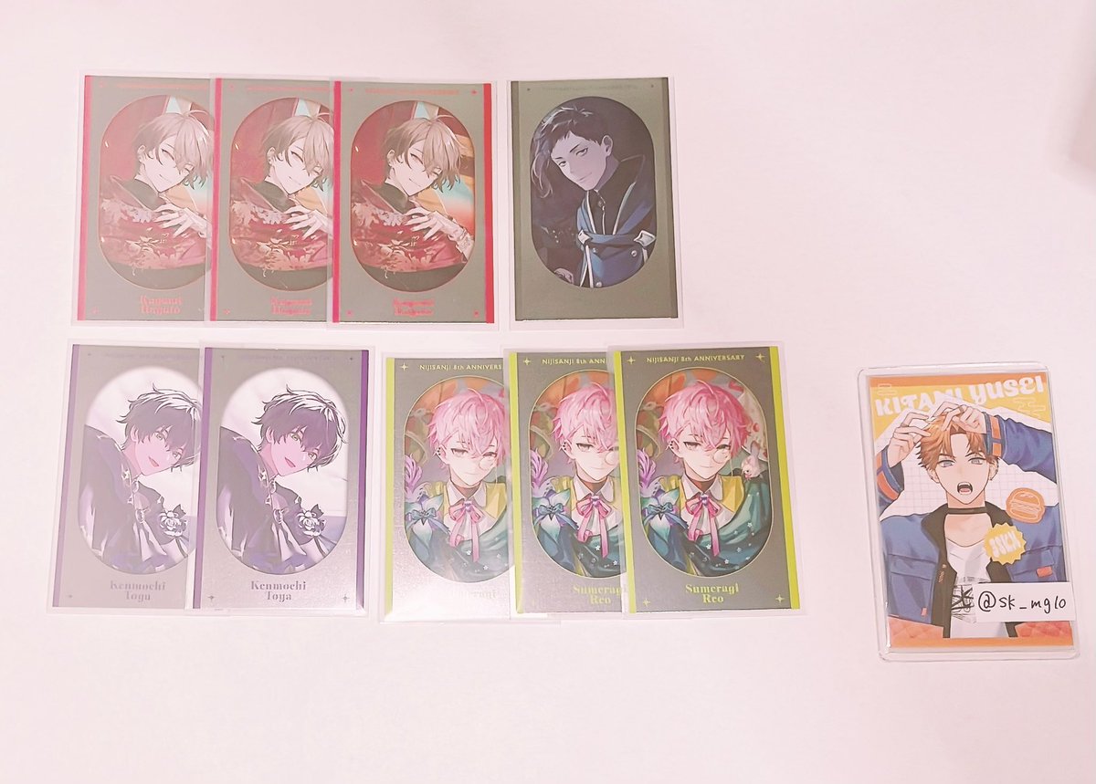 sk_mg10's tweet photo. 【交換】にじさんじ 8th ランダムメタルカード Bグループ

譲 ：画像1枚目
求 ：画像2枚目

郵送での交換希望 1枚〜可
検索からもお気軽にお声掛けください。 https://t.co/VcVXtLz4kl