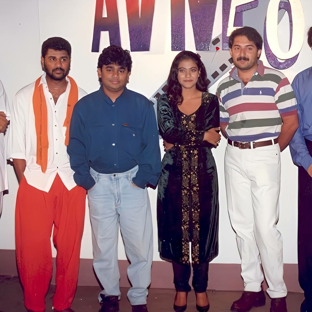 NatureN12416793's tweet photo. Kajol, Prabhu Deva, Arvind Swamy , A.R. Rahman - Minsara Kanavu 1997 https://t.co/dCXRb44DBA