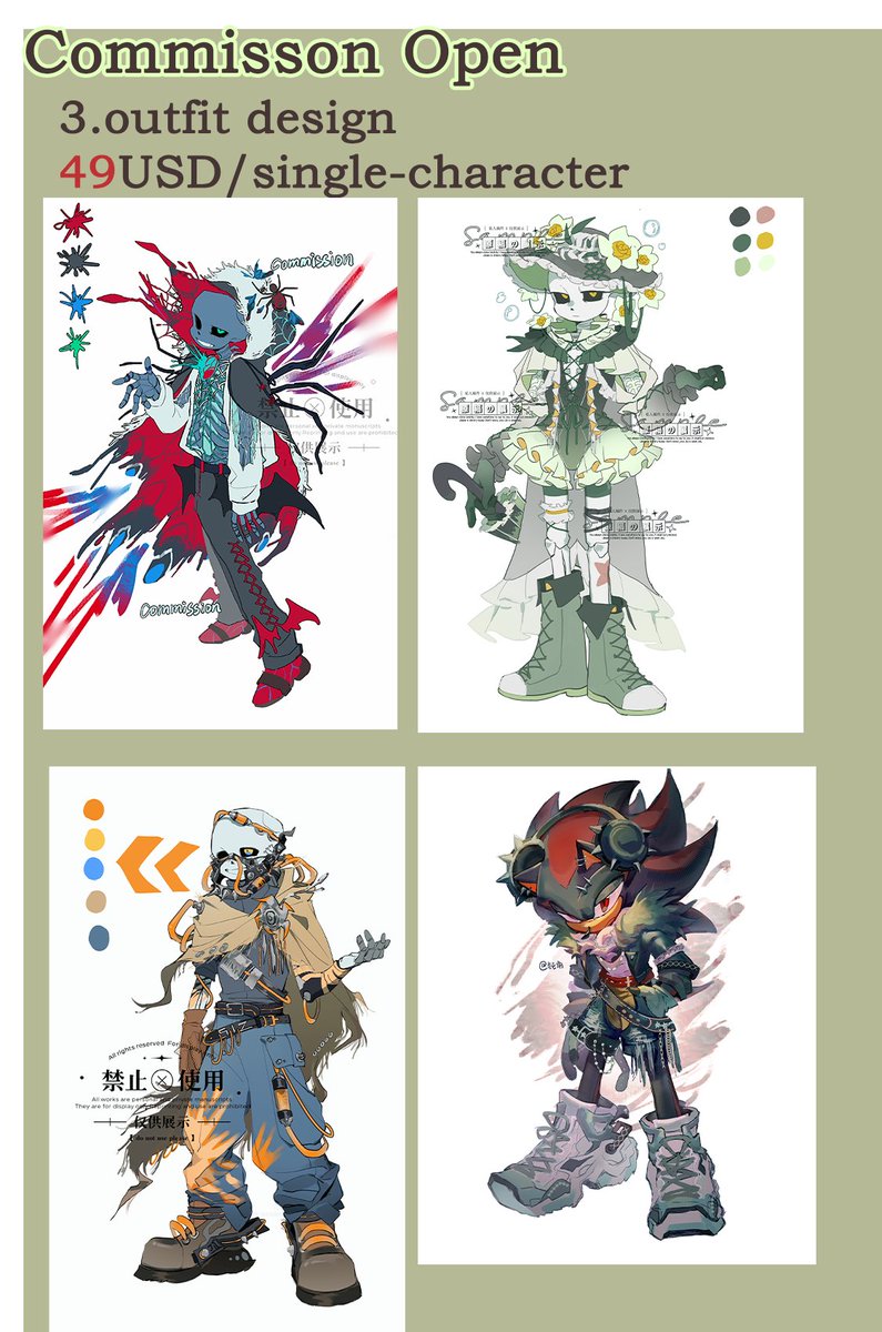 mazierski23809's tweet photo. #commissionㅤ #commissionopen
#illustration‌‌ #AnimeArt #OCㅤㅤ 

At present, only these three receiving businesses are open for the time being.

A total of 10 cards were received

Now go to my vgen and order a full-body portrait with a 20% discount!🎊↓
https://t.co/rr1bTZUokf https://t.co/slftgc35Mw