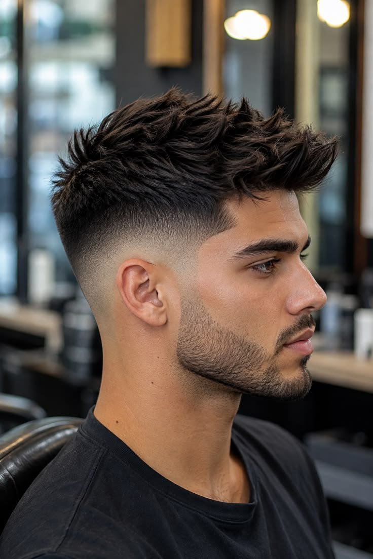 manly_talks's tweet photo. 10 SEXY HAIRSTYLES THAT MAKE MEN LOOK MORE ATTRACTIVE.

1. Faded taper haircut. https://t.co/GWsacVHM6B