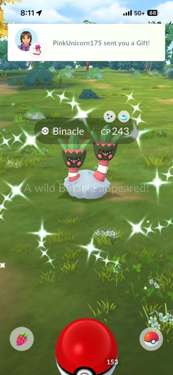 lushjunkie1964's tweet photo. Shiny catch this morning ✨✨ #shiny #pokemongo #gottacatchthemall https://t.co/yeZSoA4fEP