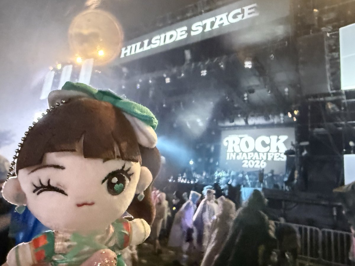 korinchan__'s tweet photo. わたしのひよりんも前髪が乱れてリボンとれるほど、ロッキンありがとう💚
#ロッキン #RIJF26 https://t.co/PRiLeAba8L