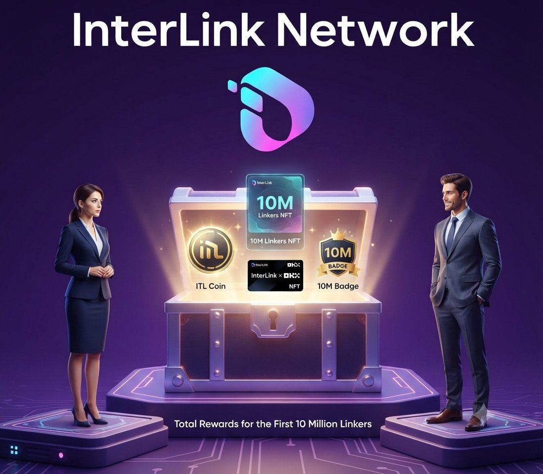 reality43574's tweet photo. 🚀 InterLink Network – 10M Linkers Rewards 🎁
🎉 మొదటి 10 మిలియన్ Linkers కోసం ప్రత్యేక Rewards!
InterLink Network తన First 10 Million Linkers milestone‌ను చేరుకున్న సందర్భంగా ప్రత్యేకమైన Rewards Collection‌ను అందిస్తోంది. 🏆
#InterLink #ITL #ITLG #ITLX @InterLink Labs https://t.co/059MiqtVYL