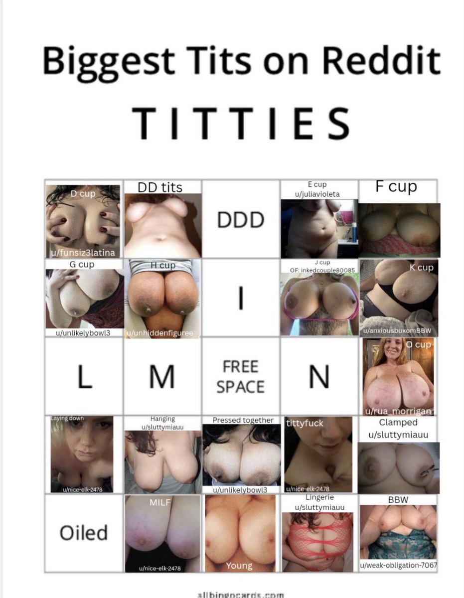Inkedwife8008's tweet photo. I represent J cups in this! Super nice Redditor asked if they could use one of our pics for the big tits bingo card. ABSOLUTELY! ❤️ @Inkedcouple8008 #bigtuts #hugeboibs #jcups https://t.co/JZaXGWBnTN