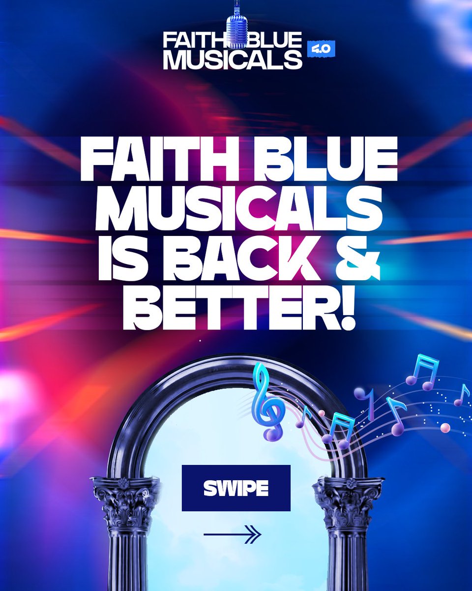 thebluemusicals's tweet photo. FBM IS BACK — BIGGER &amp; BETTER!🎙️ 

It’s FBM 4.0 SEASON!🎶✨

A new season is here, and it’s bringing NEW SONGS. NEW SOUNDS. NEW EXPERIENCES.

🎼New Season, New Songs

Mark your calendar. Save the date. Tell your people.

Something is about to sound different! 🔥

#FBM4 #FBMIsBack https://t.co/WtxDPOf5Fh