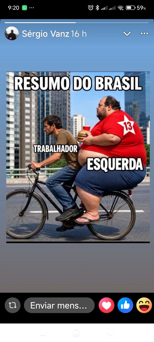joaorjose's tweet photo. Como sempre , quem trabalha carrega nas costas um antro de vadios https://t.co/sZJHPvmudu