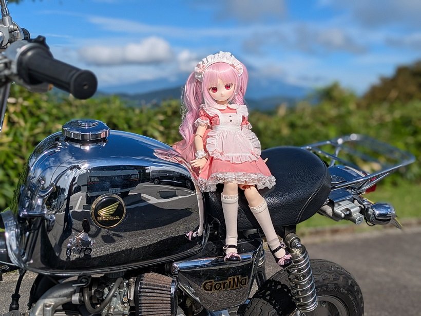 ogyi_san's tweet photo. 雨ばかりでバイクに乗れない😭
#うちのこかわいい
#原付バイク https://t.co/ADFJSumYaa