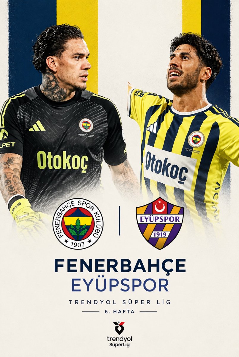 fenerhuls's tweet photo. Fenerbahçe’nin pozisyonları kendi ceza sahası çevresinden kısa paslarla başlatmaya çalışması yerine, zaman zaman Ederson’un uzun toplarıyla oyunu doğrudan üçüncü bölgeye taşıması daha işlevsel olabilir. Bunun önemli bir nedeni de orta sahadaki oyuncuların fiziksel durumu.

Özellikle Kanté ve Guendouzi’nin son maçta (Gaziantep karşısında) oldukça yorulduğunu düşündüğümüzde, takımın oyun alanını gereksiz şekilde uzatmak yerine daha kısa mesafelerde oynaması önemli. Fenerbahçe’nin savunma ile hücum arasındaki bağlantıyı mümkün olduğunca kısa tutması, hem orta sahanın yükünü azaltabilir hem de ikinci topların kazanılmasını kolaylaştırabilir. #FBvEYÜ #Fenerbahçe