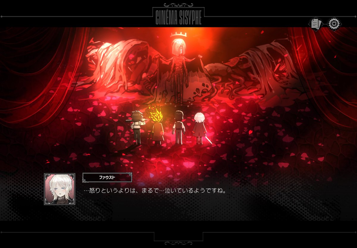 OldHork's tweet photo. リンバス10章上編
百貨店があまりにも薬指身体派。話が通じないキャラが大半なので困る
カルメン成分は黄金の枝から流れてるっぽいんだけど、ムルソーママの死因にねじれ関わってそうだし、百貨店内にセフィラの印あるしでもう何も分からん。謎だらけ！
あと、もう少し画面明るくしてちょうだい… https://t.co/jpd9ctjTF6