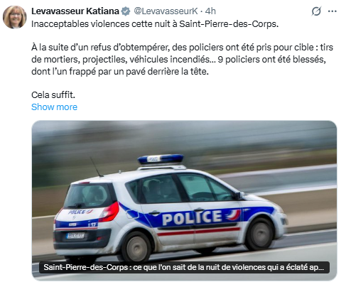 Ulkorr's tweet photo. @LevavasseurK correction dse fake news d'une raciste:

il n'y a eu aucun "refus dobtem mes kouiiles"
ila a été chassé par des flics racistes sous alcohol

stop dire dla merde... https://t.co/eJ8pVIrzfR