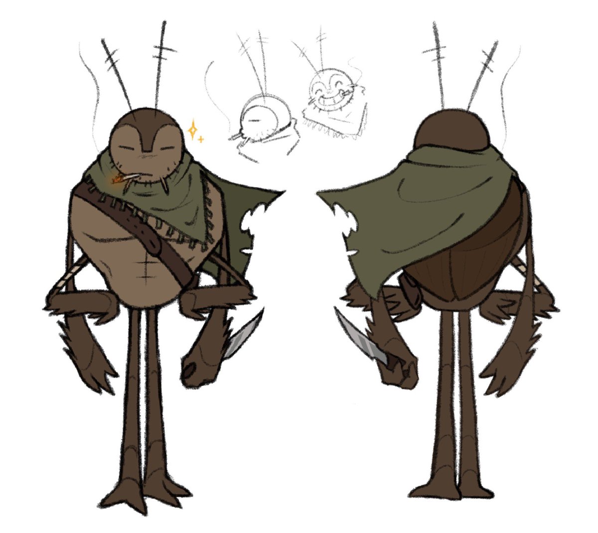 baileywithaw's tweet photo. roach final design and phix glowup #deepdowncomic https://t.co/HiFOReSO9F