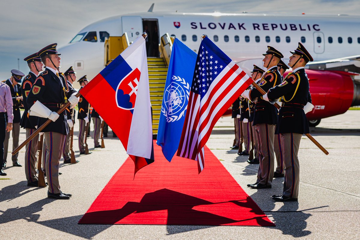 PellegriniP_'s tweet photo. 🇸🇰🇺🇳 Heading to New York for the 81st United Nations General Assembly.

For Slovakia, this week is about more than speeches. It is about shaping solutions. We want a United Nations that delivers results, upholds international law, and gives smaller countries a meaningful voice.

At a time of war, rising tensions, and declining trust in international institutions, diplomacy must remain active. The United Nations must demonstrate that it can still bring countries together, build consensus, and deliver tangible outcomes.
