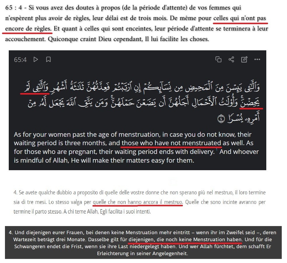 Mad_Westerner_2's tweet photo. Exemple parfait d'un défenseur de l'islam (donc d'un malhonnête et menteur compulsif) qui ne répond à aucune question car il sait que la secte pédocriminelle et terroriste du 7e siècle est indéfendable et pue la merde à 100 kilomètres.

La question posée deux fois et restée non répondue était :

« Est-ce qu'alla autorise ses croyants à avoir des relations sexuelles avec des gamines prépubères ? » 👇

Un défenseur de l'islam est incapable d'y répondre. Et s'il répond, c'est en mentant comme un arracheur de dents, car, sans mensonges, l'islam plonge.

Merci d'être l'énième preuve que ce slogan est vrai.