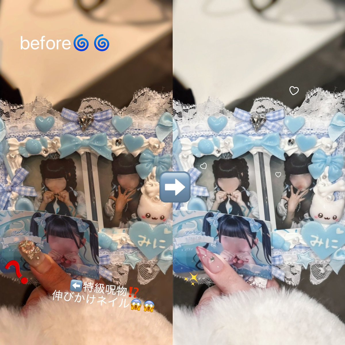 milshopmsr's tweet photo. 【完全無料🆓】ネイル大復活&amp;黄味除去⭐️
BeautyCamホビ加工方法まとめ🎀♡pr https://t.co/YfxjUUHFeA