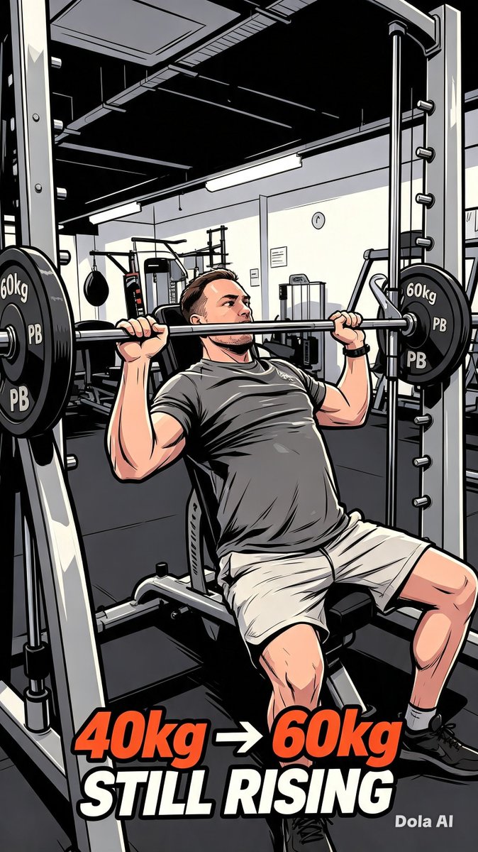 0Prestigeworld0's tweet photo. 40kg → 60kg PB today! 💪🔥
 
Seated shoulder press — 3 sets of 6 at 60kg.
 
Long COVID tried to stop me. It didn't work.
 
Day by day. Rep by rep. Never giving up. 💚
 
#LongCOVID #Fitness #PB #GymMotivation https://t.co/2JFFhwGlgK