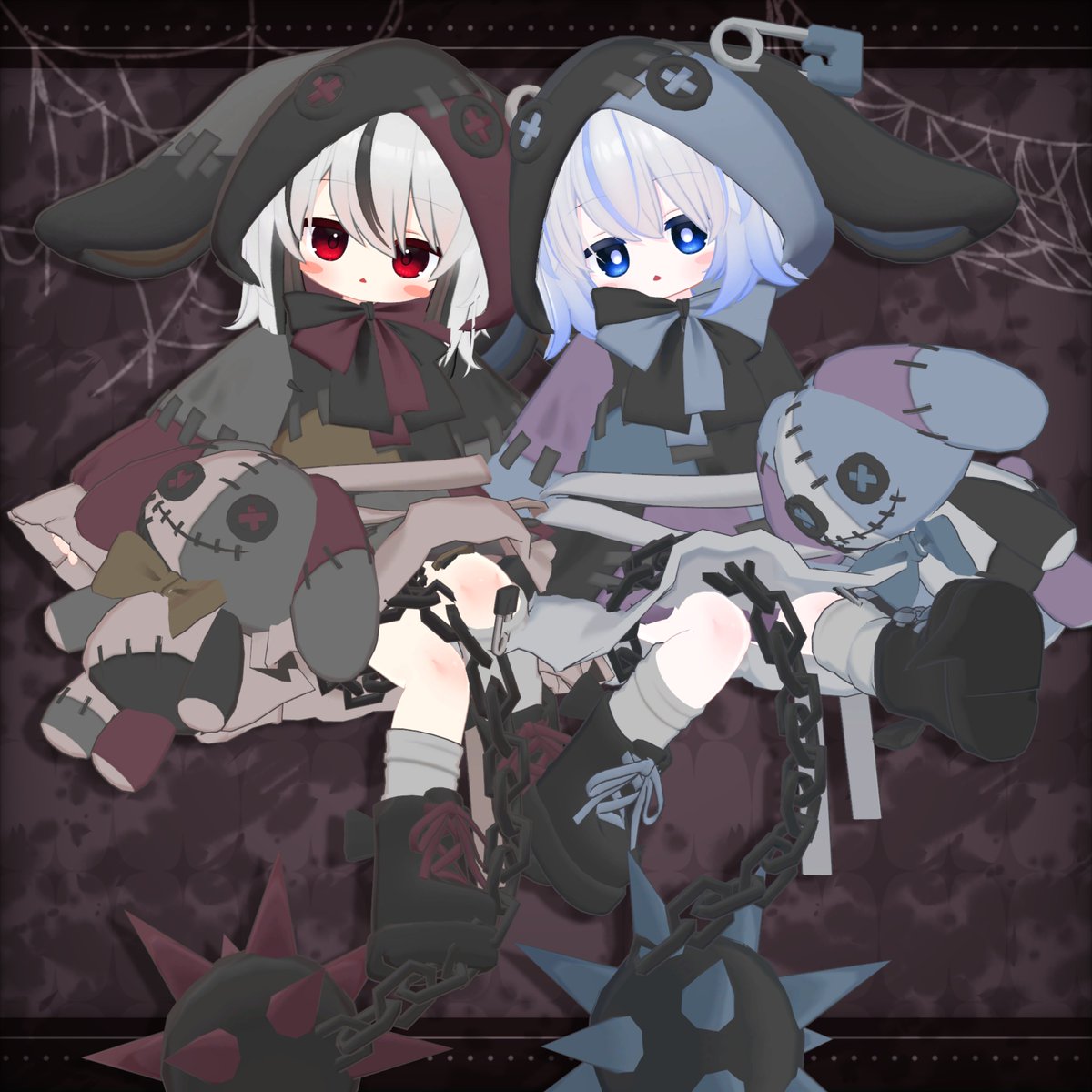 Pom_pm_pm's tweet photo. 🎉発売記念RTキャンペーン

『Patchy Pooky』
https://t.co/t3Cvj0dK1T

🎁Follow＋RTで抽選2名様にプレゼント！

📆9月23日まで

#booth_pm #VRChat #キプフェル #ネメシス3D #エルシオン3D #Powari3D https://t.co/YuvJWltid4