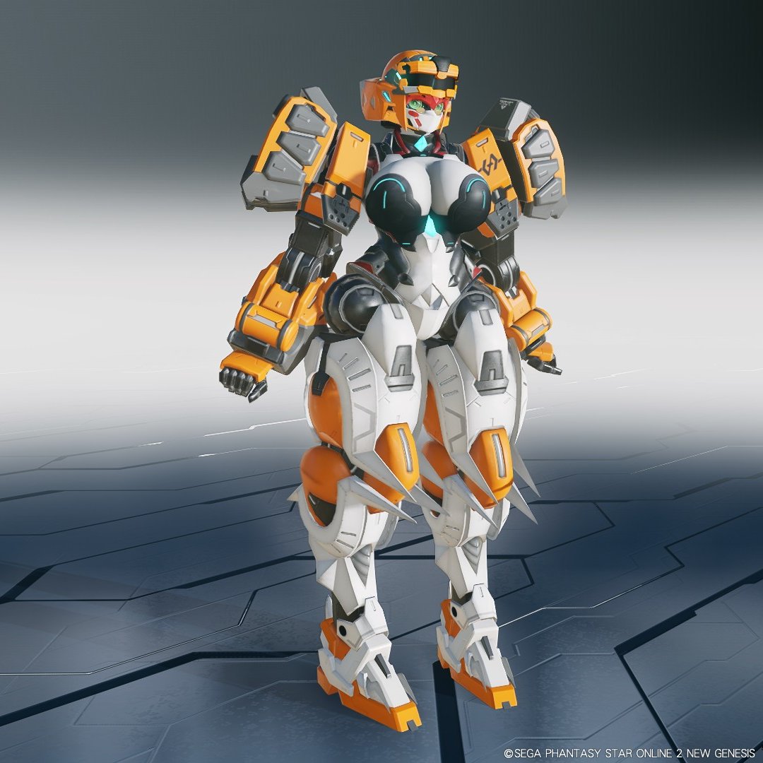 C2jdMDngVQDBHLo's tweet photo. 重機系っぽい感じのもいいな～

＃キャストはいいぞ #PSO2NGS #PSO2NGS_SS https://t.co/2CEe5e6gDp