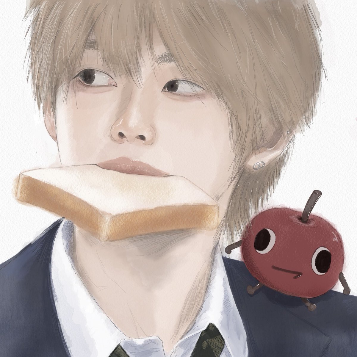 Bmr6Og's tweet photo. 食パンくわえた永遠とあっぷりん
 #濱田永遠  #TOWA  #KO1KEYZ_FA https://t.co/oK5KqhOtpk