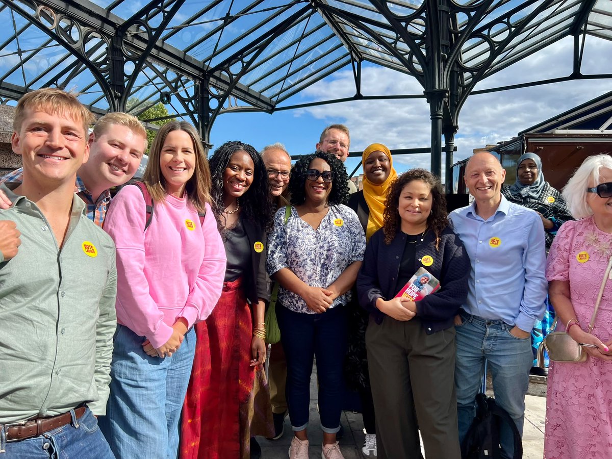 Miatsf's tweet photo. Loved campaigning in Holborn &amp; St Pancras for the brilliant @Sagal_AW this week. Great conversations on the doorstep &amp; lots of support for a candidate that brings so much energy, hope and love for her community. ❤️💪🏾 https://t.co/8gSuKcp6ga