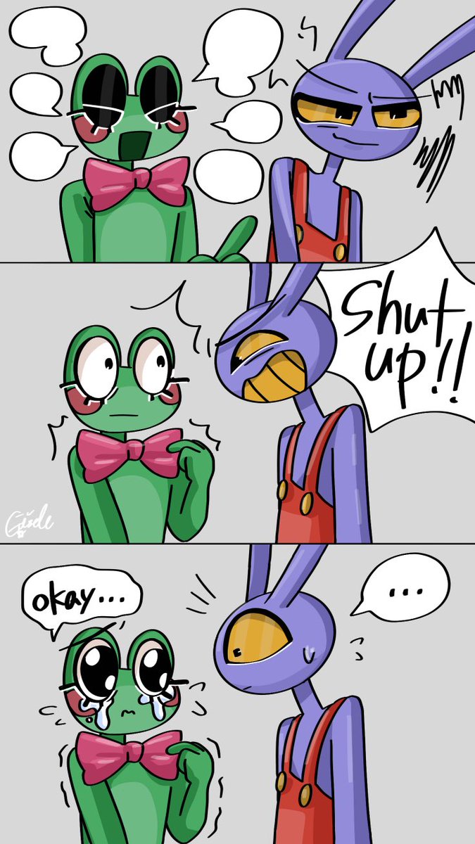 Gisele_9922's tweet photo. Don't cry Ribbit😓
 #tadcfanart https://t.co/v7bD4pbySI